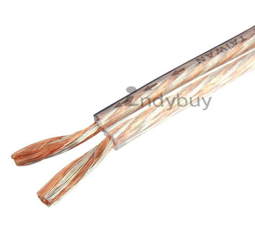 MX SPEAKER CABLE 16 AWG TRANSPARENT TYPE-15 MTRS 